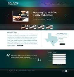 美国Dajos网页设计作品欣赏 简洁与创意的完美融合